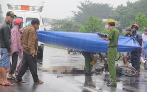 Nghi vấn ô tô biển xanh tông chết người, lợi dụng mưa lớn nhấn ga bỏ trốn