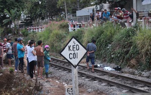 Tránh tàu hỏa không kịp nam thanh niên tử vong trên đường ray