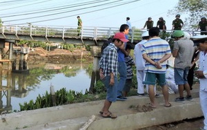 Thi thể nam sinh vướng trên trụ bảo vệ cầu Công Dân