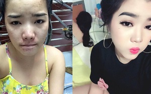 Cô gái nổi nhờ công khai mặt mộc: Chỉ là chiêu trò câu "like"?