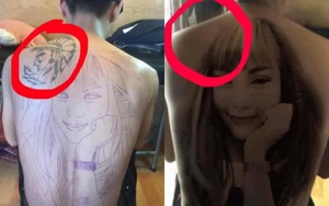 Dân mạng hoài nghi chàng trai xăm hình vợ lên lưng chỉ là photoshop