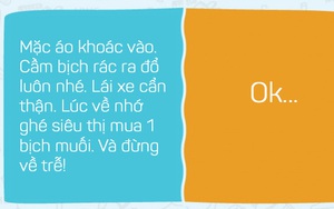 Bức tranh này đã miêu tả chính xác sự khác biệt thú vị giữa Mẹ và Bố