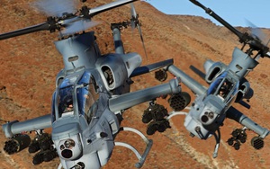 Xem trực thăng Thủy quân Lục chiến Mỹ bắn phá
