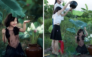 Hậu trường "thấy vậy mà không phải vậy" của bức ảnh bé gái Việt cạnh hoa sen lên báo Tây