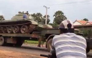 Campuchia: Xe tăng được chuyển ồ ạt về gần thủ đô Phnom Penh