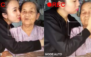 Cô gái trẻ quay clip cùng bà nội khiến nhiều người phải suy ngẫm