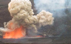 Phát hiện vật lạ chưa từng thấy tại mép núi lửa vừa phun trào