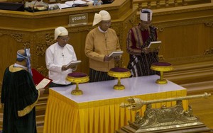 Ông Htin Kyaw tuyên thệ nhậm chức tổng thống Myanmar