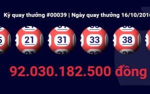 Đã có người trúng xổ số hơn 92 tỉ đồng