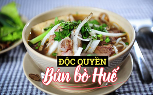 Bò lăn với quy định "bún bò Huế"