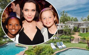 Angelina Jolie và các con lại chuyển tới biệt thự lộng lẫy mới gần nhà Kim Kardashian