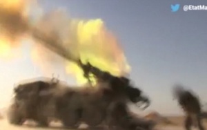 [VIDEO] Pháp nã hàng chục quả pháo tấn công IS ở Mosul