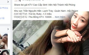Hải Phòng: Triệt phá đường dây bán dâm "khủng" trên mạng xã hội