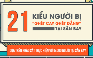 Đây chính là 21 kiểu người bị "ghét cay ghét đắng" tại sân bay