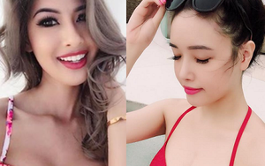 Vẻ đẹp nóng bỏng của em ruột 2 Hoa hậu nổi tiếng nhất Việt Nam