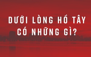 [Infographics] Dưới lòng Hồ Tây có những gì?