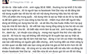 Thanh niên lên facebook "nói xấu" bia Hà Nội, bị phạt 12,5 triệu