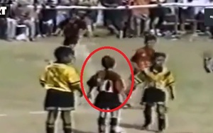 CLIP: Messi ghi 7 bàn trong 1 trận, gây kinh ngạc từ năm 9 tuổi