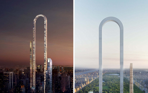 Tòa nhà với thiết kế hình chữ U phá vỡ mọi kỷ lục về chiều cao trên thế giới được hé lộ