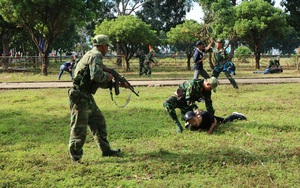 Kon Tum: Diễn tập thực binh thiết quân luật