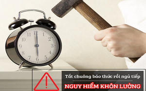 Tắt chuông báo thức ngủ tiếp rất nguy hại: Bài tập cho não khiến bạn không thể ngủ nướng