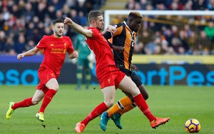 Clip bản quyền Premier League: Hull 2-0 Liverpool