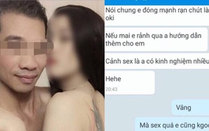 Lộ ảnh nóng, tin nhắn gạ tình của một đạo diễn ở Hà Nội