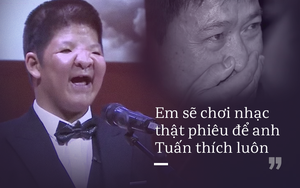 Con trai Quốc Tuấn: "Bôm là đàn ông, Bôm can đảm lắm"