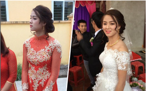 Rung động trước bức ảnh cô dâu khuyết tật phúc hậu, xinh xắn trong ngày cưới