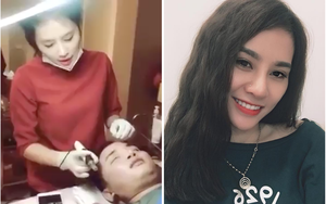 Vừa làm vừa hát, cô nhân viên thẩm mỹ xinh đẹp khiến dân mạng xốn xang
