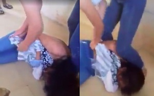 Nữ sinh THCS đánh nhau, lột đồ ngay giữa lớp học