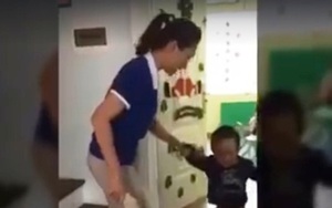 Đình chỉ vô thời hạn nhóm lớp mầm non có giáo viên dùng dép đánh vào đầu học sinh