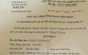 Xôn xao giấy xác nhận cho "chú rể" 8 tuổi lấy cô dâu 26 tuổi