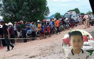 Công an Quảng Bình bơm nước hồ tìm vật chứng vụ mất tích bí ẩn sau khi thấy thi thể bé Nô