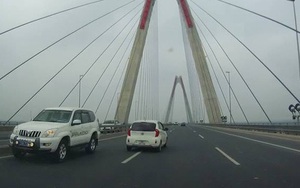 CSGT khẳng định không phân luồng cho xe đi ngược chiều trên cầu Nhật Tân