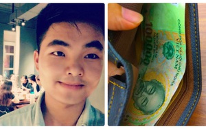 Ngày đầu đi làm và tờ 100 nghìn đồng nhận từ khách khiến chàng sinh viên trăn trở