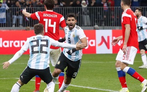 Messi tịt ngòi, Sergio Aguero nổ súng đánh bại chủ nhà World Cup 2018