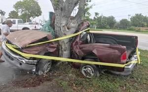 Bão Irma gây tai nạn thương tâm đầu tiên ở Florida: Xe hơi mất lái, quấn chặt vào gốc cây