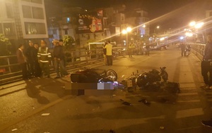 SH tông xe máy trên cầu vượt Thái Hà, 1 người tử vong