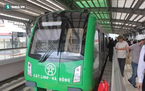 Cận cảnh nhà ga, tàu đường sắt trên cao Cát Linh - Hà Đông