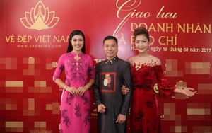 Hoa hậu Ngọc Hân mặc áo dài dát vàng 9999