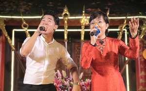 MC Thảo Vân bất ngờ thể hiện giọng hát trong Lễ giỗ Tổ nghề