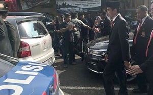 Tổng thống Indonesia đi bộ 2km dưới nắng nóng vì tắc đường