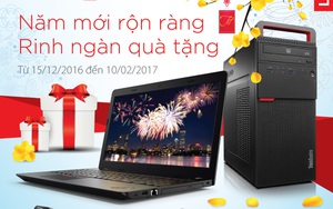 Khuyến mãi tưng bừng khi mua máy tính Lenovo dịp năm mới