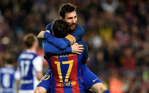 Messi tỏa sáng, Barca vẫn phải “vã mồ hôi” trước đối thủ dưới cơ