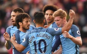 [Cập nhật video] Man City 5-0 Crystal Palace: Màn "vùi dập" của The Citizens
