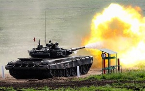 Xe tăng Nga đỏ lửa cho vòng loại Tank Biathlon 2017