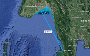 Phát hiện mảnh vỡ của máy bay quân sự Myanmar chở hơn 100 người mất tích trên biển