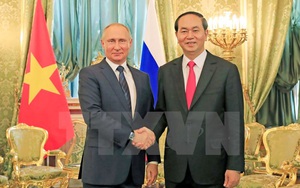 Chủ tịch nước Trần Đại Quang hội đàm với Tổng thống Nga Putin