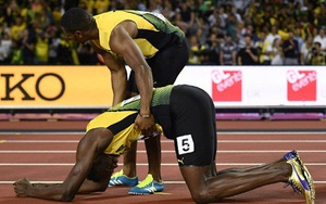 Usain Bolt chấn thương, lê lết về đích ở lần chạy cuối cùng trong sự nghiệp